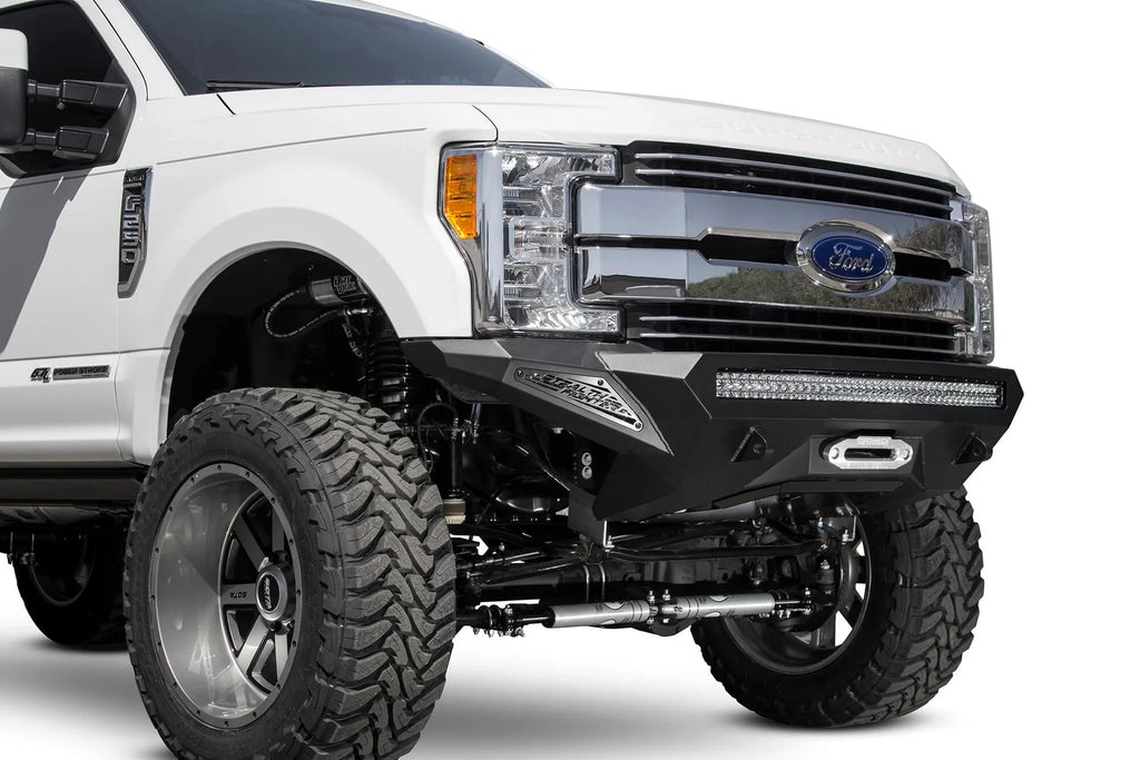 Addictive Desert Designs 2017-2022 Ford Super Duty Stealth Fighter Winch Front Bumper -