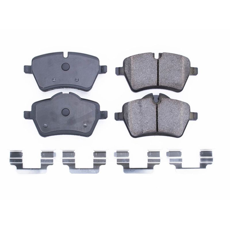 Power Stop 06-15 Mini Cooper Front Z17 Evolution Ceramic Brake Pads w/Hardware PowerStop