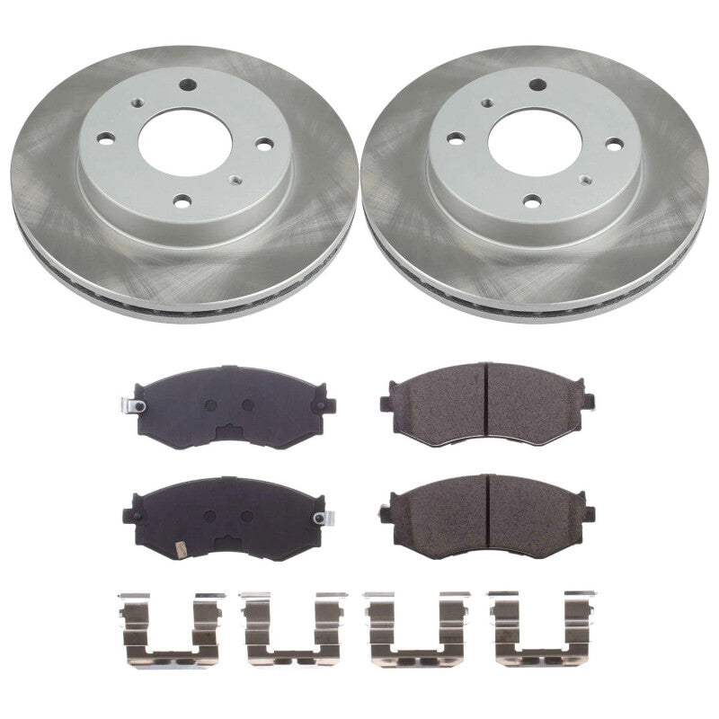 Power Stop 91-96 Infiniti G20 Front Semi-Coated Rotor Kit PowerStop