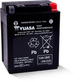 Yuasa YTX14AHL Maintenance Free AGM 12 Volt Battery