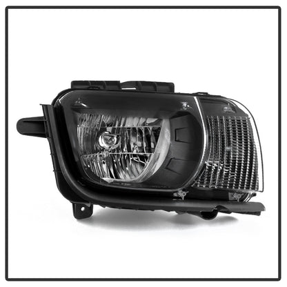 xTune 10-13 Chevrolet Camaro OEM Style Halogen Headlights - Black (HD-JH-CCAM10-OE-BK) SPYDER