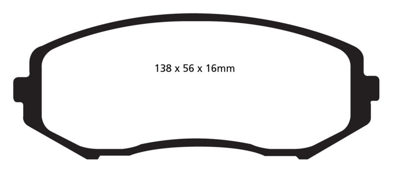 EBC GreenStuff Front Brake Pads - DP61818