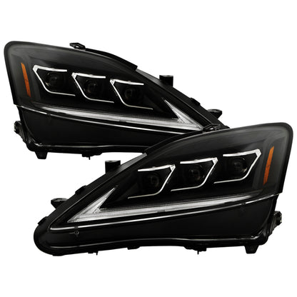 Spyder Lexus IS 250/350 06-10 Halogen Model Only High-Power LED Headlights - Black PRO-YD-LIS06AP-BK SPYDER