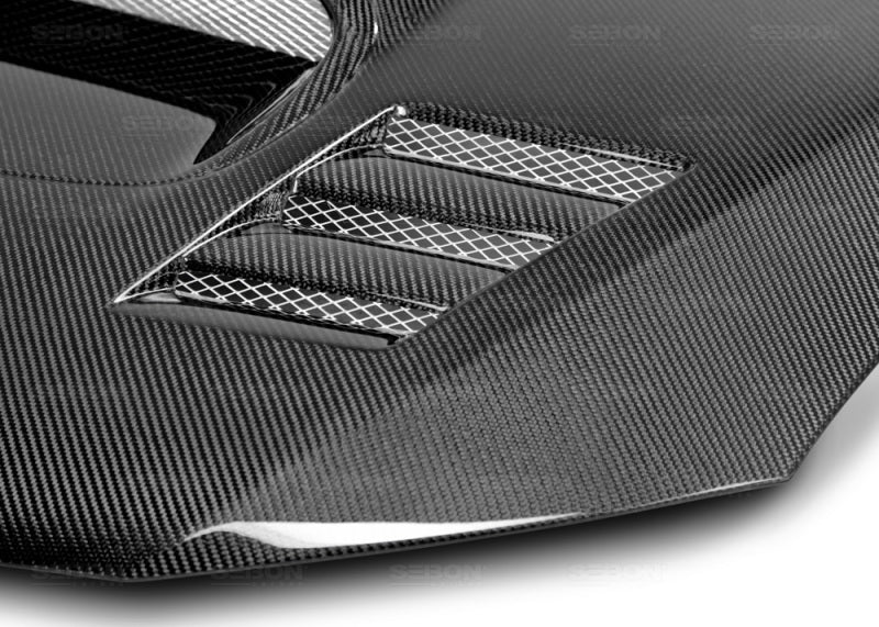 Seibon CWII-style carbon fiber hood for 2008-2014 Subaru WRX/STi - HD0809SBIMP-CWII Seibon