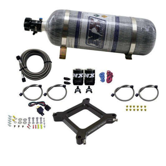 Nitrous Express 4150 Assassin Plate System, Pro Power Alcohol, 100-500 HP (12# Bottle) - 67545-12