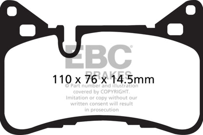EBC BlueStuff Rear Brake Pads - DP52117NDX EBC