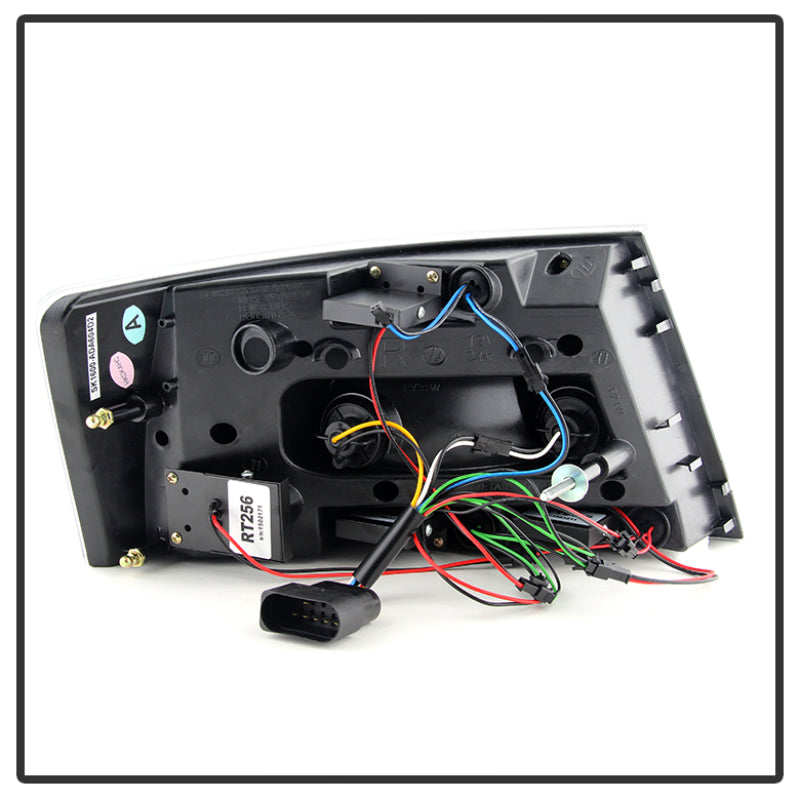 Spyder Audi A6 05-08 4Dr Sedan Only Light Bar LED Tail Lights Smke ALT-YD-AA605V2-LBLED-SM SPYDER