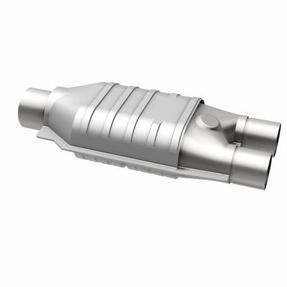 MagnaFlow Conv Univ 2inch Inlet/2.5inch Outlet Dual/Single Oval Shape Magnaflow