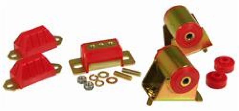 Prothane 87-96 Jeep YJ Drivetrain Kit - Red