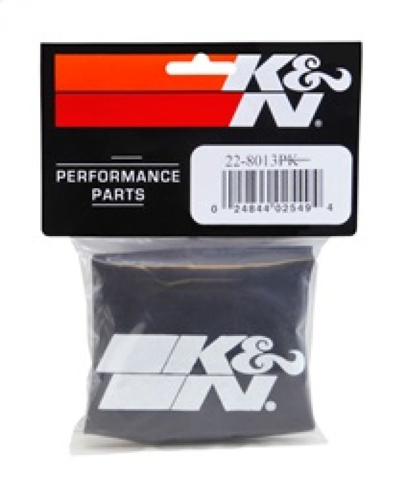 K&N Precharger Round Straight Air Filter Wrap Black - 4.5in ID x 5in H K&N Engineering