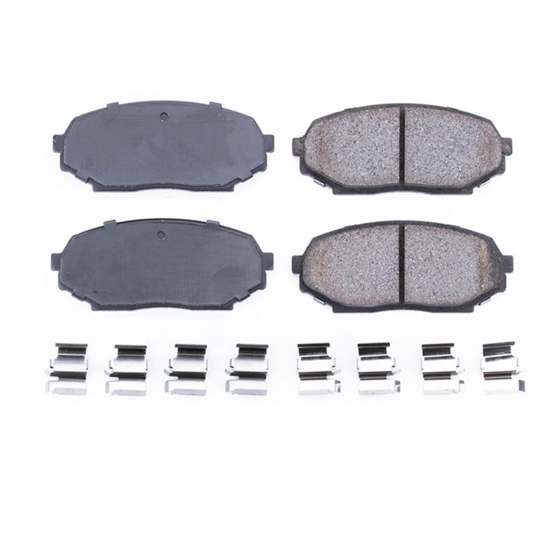Power Stop 90-93 Geo Storm Front Z17 Evolution Ceramic Brake Pads w/Hardware PowerStop