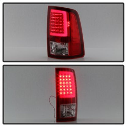 xTune Dodge Ram 1500 09-16 LED Tail Lights Incandescent Model Only - Red Clear ALT-ON-DR09-LBLED-RC SPYDER