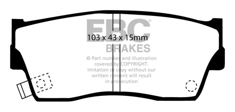 EBC GreenStuff Front Brake Pads - DP6774 EBC