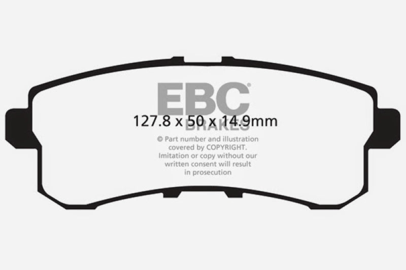 EBC Ultimax2 Rear Brake Pads - UD1510 EBC