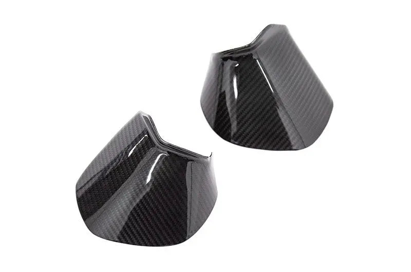 OLM LE Dry Carbon Fiber Lower Mirror Mount Cover - 2015-2021 Subaru WRX / STI / 2015-2017 Crosstrek