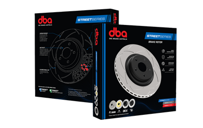 DBA 07-09 Jeep Wrangler JK Front Slotted Street Series Rotor