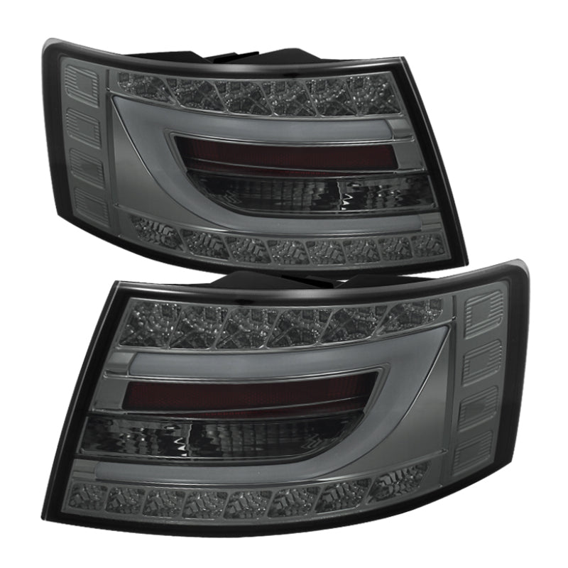 Spyder Audi A6 05-08 4Dr Sedan Light Bar LED Tail Lights Smke ALT-YD-AA605-LBLED-SM SPYDER