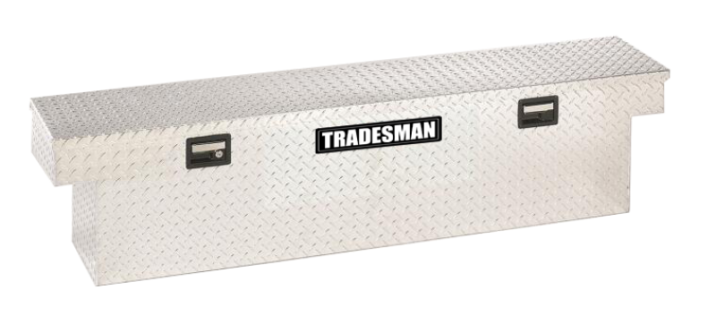 Tradesman Aluminum Single Lid Cross Bed Truck Tool Box (63in.) - Brite Tradesman
