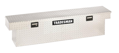 Tradesman Aluminum Single Lid Cross Bed Truck Tool Box (63in.) - Brite Tradesman