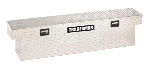 Tradesman Aluminum Single Lid Cross Bed Truck Tool Box (63in.) - Brite Tradesman