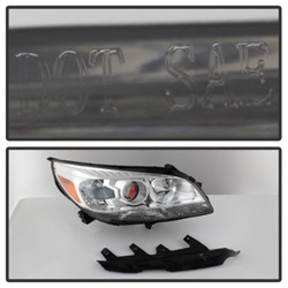 xTune 13-15 Chevy Malibu OEM Style Halogen Proj Headlights -OEM Right (HD-JH-CM13-OE-R) SPYDER