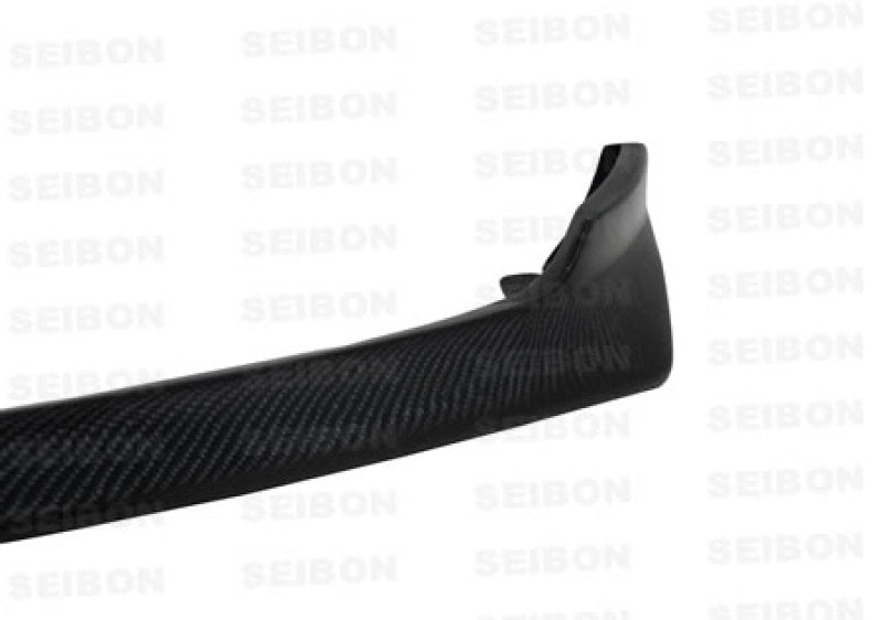 Seibon RA-style carbon fiber front lip for 2006 Mitsubishi EVO9 - FL0607MITEVO9-RA