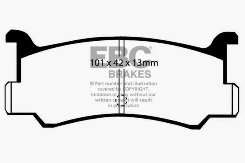 EBC Ultimax2 Front Brake Pads - UD473