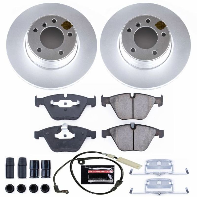 Power Stop 06-07 BMW 525i Front Z23 Evolution Sport Coated Brake Kit PowerStop