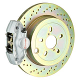 Brembo 12-16 FR-S Exc Model w/ Elec Park Brake Rr GT BBK 2 Pis Cast 2p 316 x20 1pc Rtr Drill-Silver