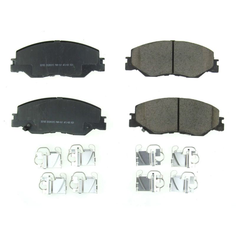 Power Stop 2019 Honda Insight Front Z17 Evolution Ceramic Brake Pads w/Hardware PowerStop