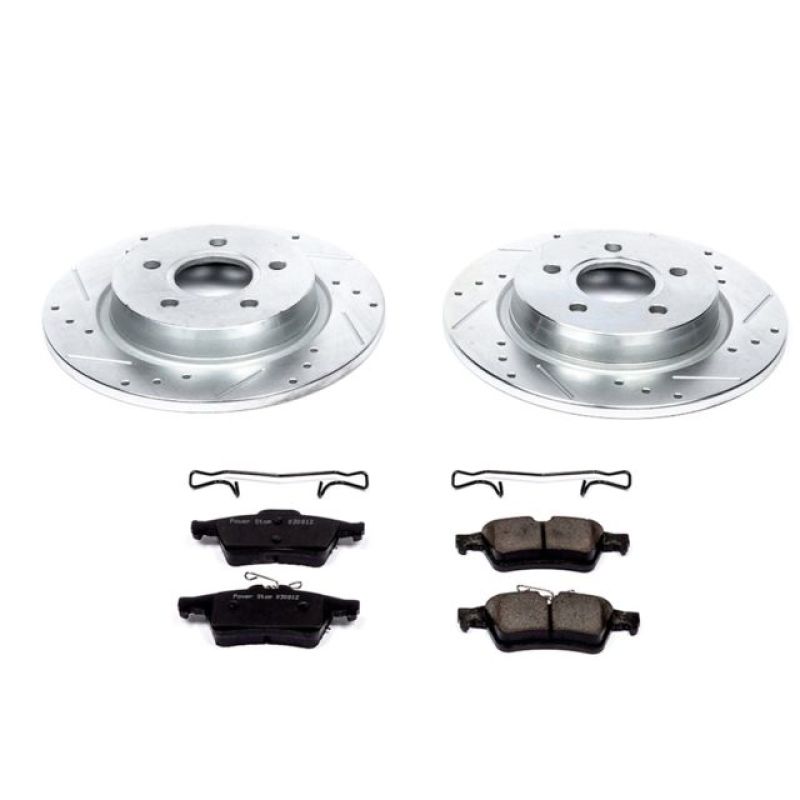 Power Stop 08-13 Volvo C30 Rear Z23 Evolution Sport Brake Kit PowerStop
