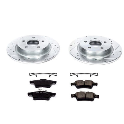 Power Stop 08-13 Volvo C30 Rear Z23 Evolution Sport Brake Kit PowerStop
