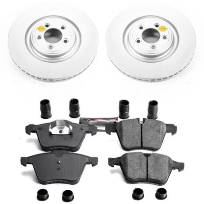 Power Stop 07-08 Jaguar S-Type Front Z23 Evolution Sport Coated Brake Kit PowerStop