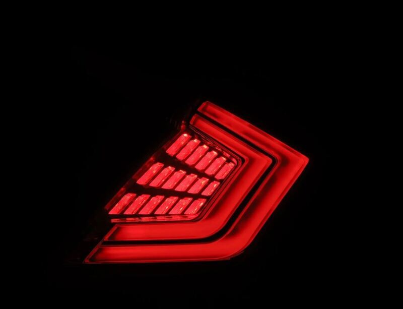 AlphaRex 676040 16-21 Honda Civic Hatchback / Type-R FK8 Nova-Series LED Tail Lights - Clear Smoke