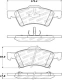 StopTech Street Disc Brake Pads - 305.08570