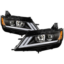 Load image into Gallery viewer, xTune 14-18 Chevy Impala (Excl Limited) DRL Halogen Proj Headlights - Blk (PRO-JH-CIM15-LB-BK)