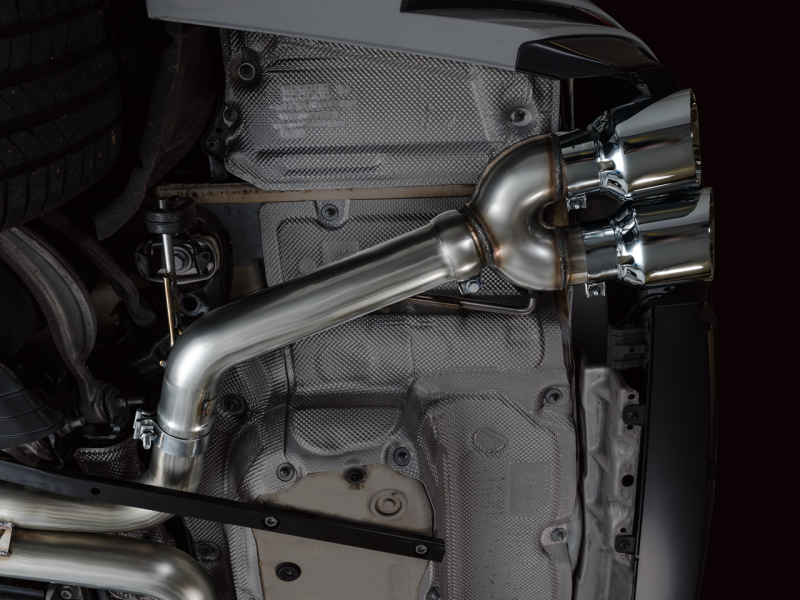 AWE Tuning 19-23 Audi C8 S6/S7 2.9T V6 AWD Track Edition Exhaust - Chrome Silver Tips AWE Tuning