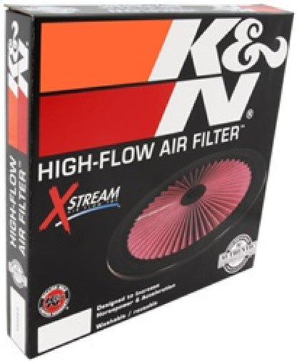 K&N X-Stream Top Filter X-Stream 14 inch OD Chrome K&N Engineering