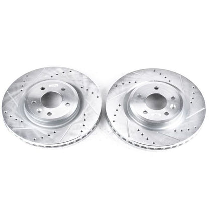 Power Stop 09-11 Ford Flex Front Evolution Drilled & Slotted Rotors - Pair PowerStop