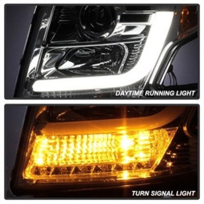 Spyder Chevy Tahoe / Suburban 2015 -2016 Projector Headlights - DRL LED - Chrome PRO-YD-CTA15-DRL-C SPYDER