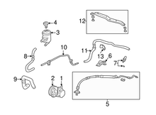 Load image into Gallery viewer, Genuine OEM Honda Element Power Steering Suction Hose (53731-SCV-A00) X1
