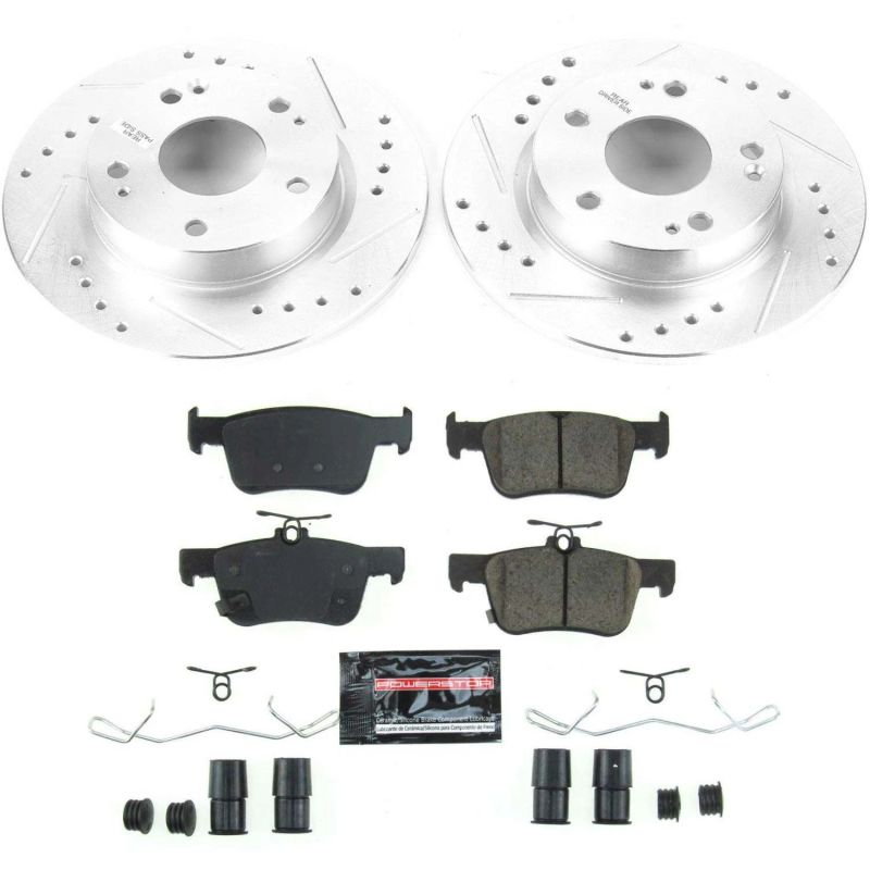 Power Stop 2019 Honda Insight Rear Z23 Evolution Sport Brake Kit PowerStop