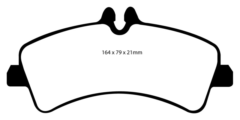EBC GreenStuff Rear Brake Pads - DP61929 EBC