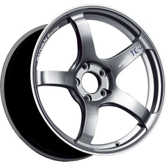 ADVAN Racing TC-4 18x9.5 +38 5x120 Wheel - Black Chrome - YAD8J38WSBK