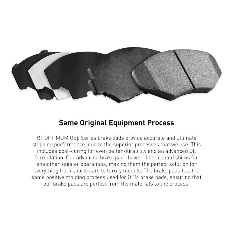 R1 11-13 Chevrolet Corvette Front Optimum OE Brake Pads