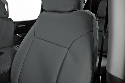 Covercraft 21-25 F150 XL Regular Cab Endura PrecisionFit Custom Front Row Seat Covers - Char/Char