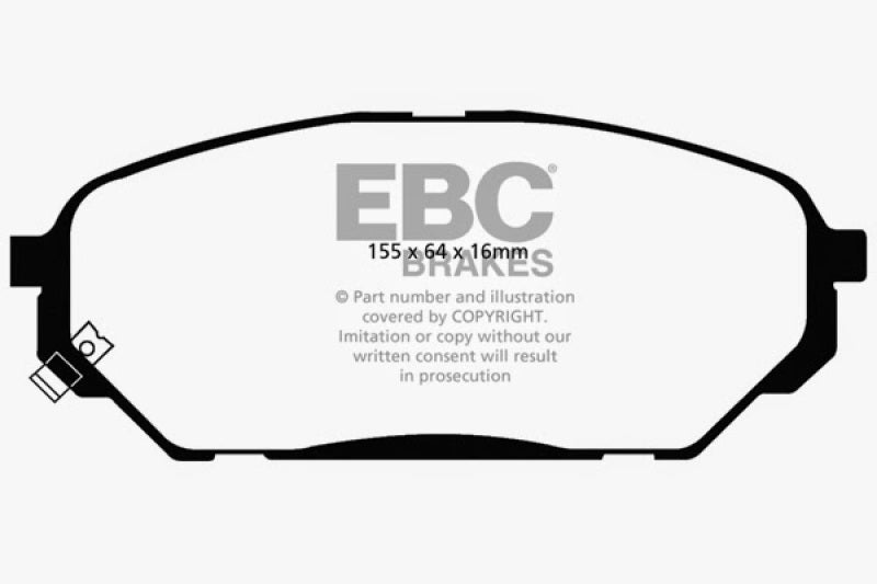 EBC GreenStuff Front Brake Pads - DP61813