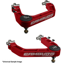 Load image into Gallery viewer, Camburg Toyota 22-23 Landcruiser 300 / 22-23 LX600 KINETIK V2 Perf Billet Uniball Upper Arms (Red)