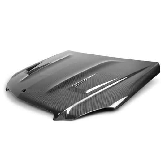 Seibon GT-style carbon fiber hood for 2012-2014 Mercedes Benz C-class (Does not fit C-63) - HD1112MBW204-GT