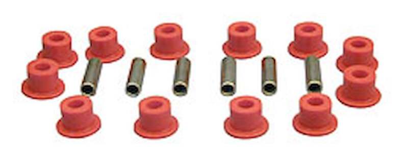 Prothane 68-71 International Scout 800 Spring & Shackle Bushings - Red